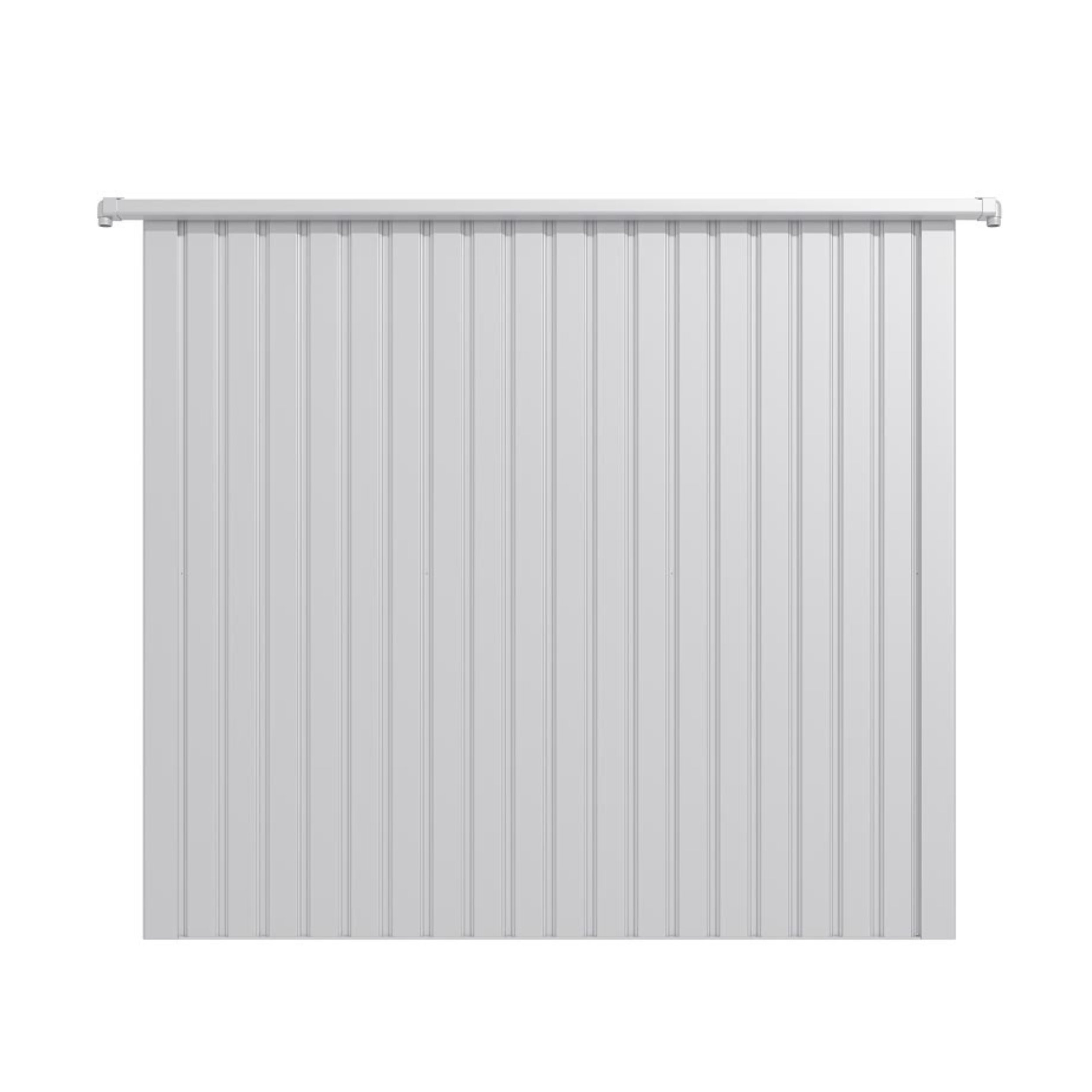 Lotus Minos 7 x 6 Pent Aluminium Metal Shed - White