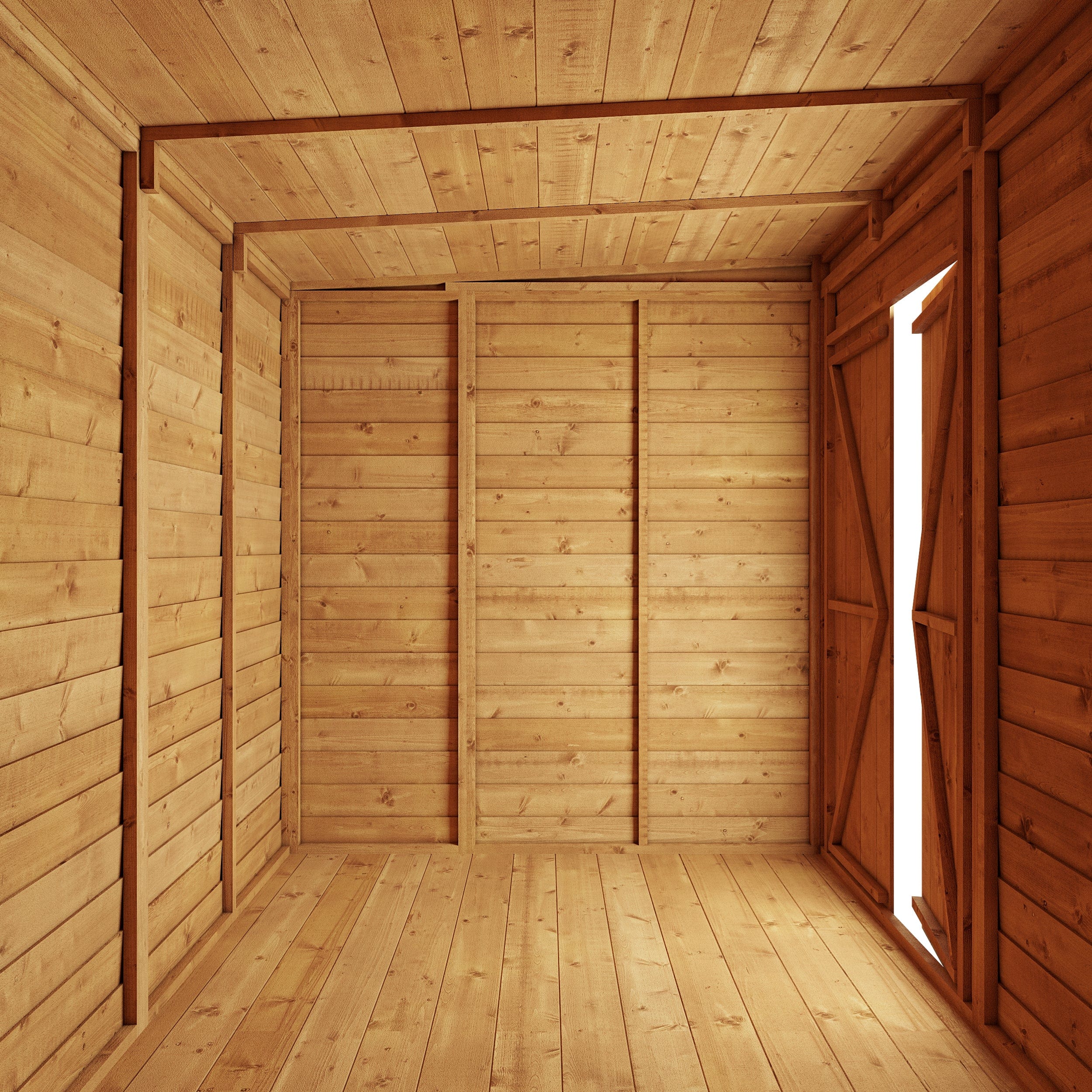 Store More 12 x 6 Pressure Treated Overlap Pent Shed