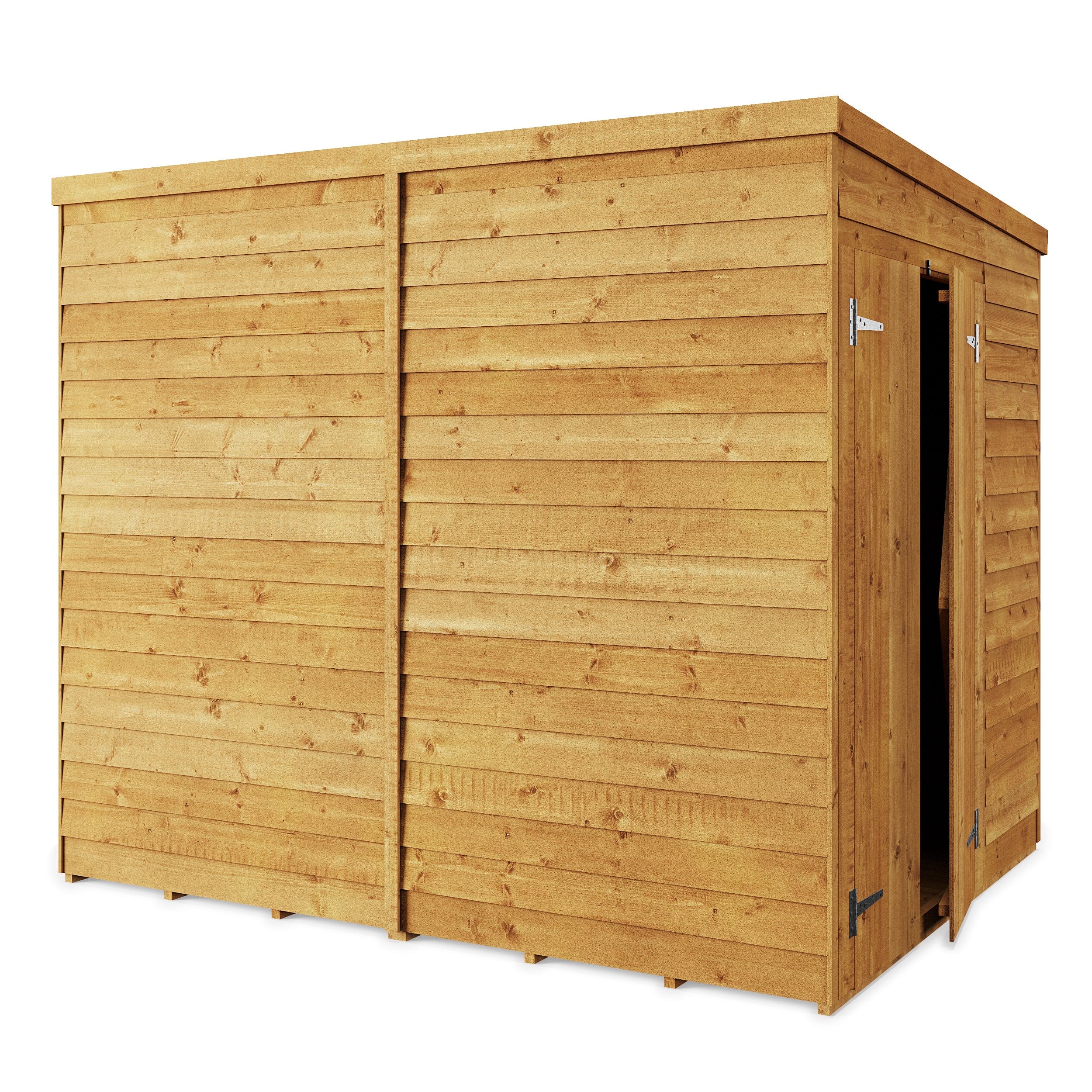 Store More 8 x 6 Pressure Treated Overlap Pent Shed