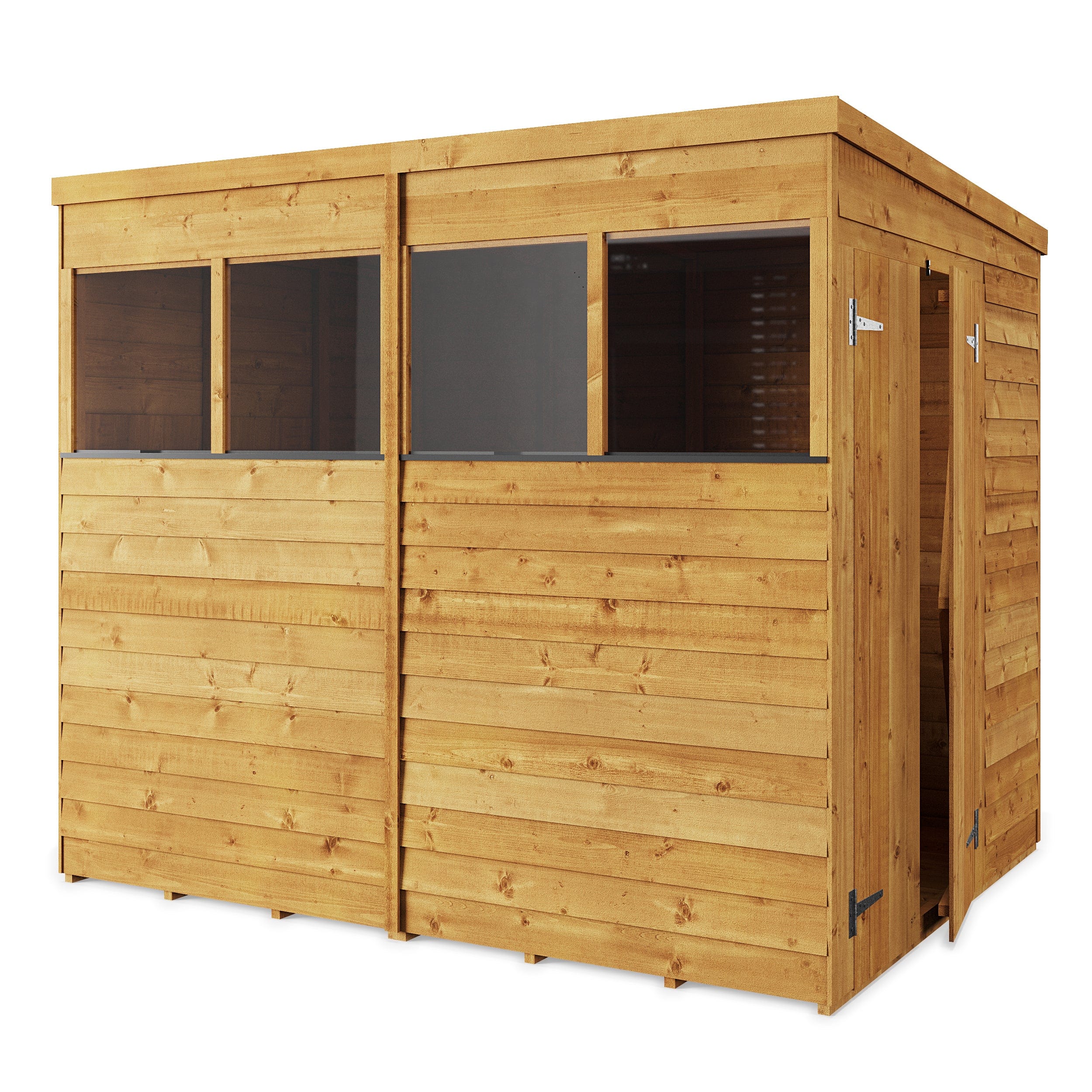 Store More 8 x 6 Pressure Treated Overlap Pent Shed