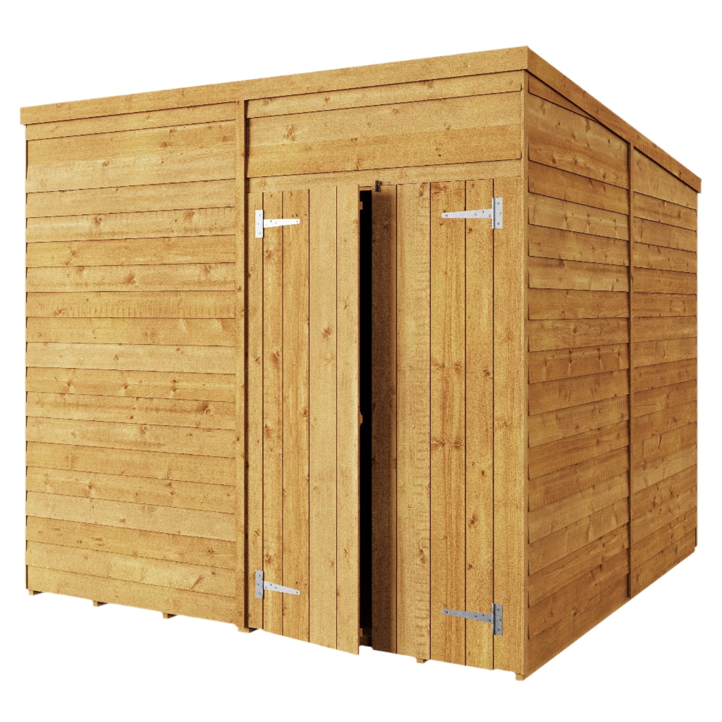 Store More 8 x 8 Pressure Treated Overlap Pent Shed