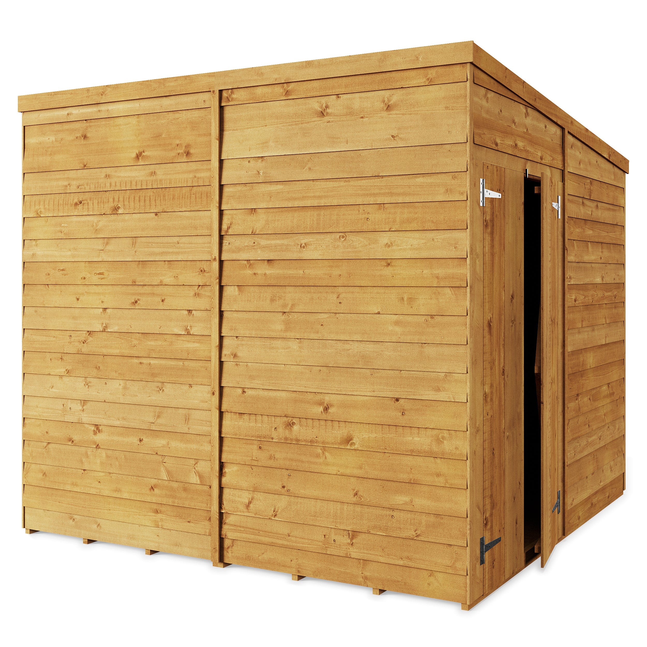 Store More 8 x 8 Pressure Treated Overlap Pent Shed