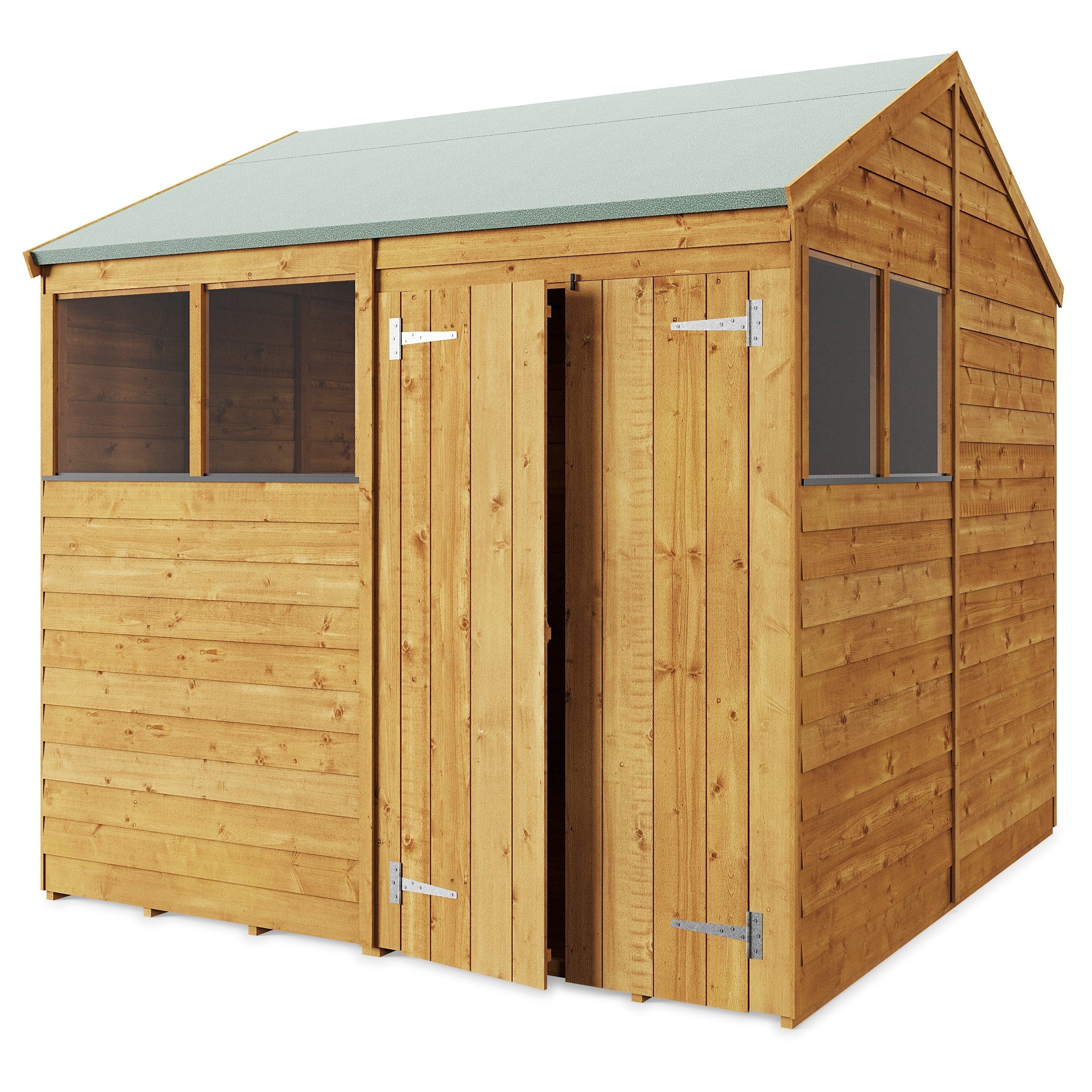 Store More 8x8 Shed Apex Overlap Windowed