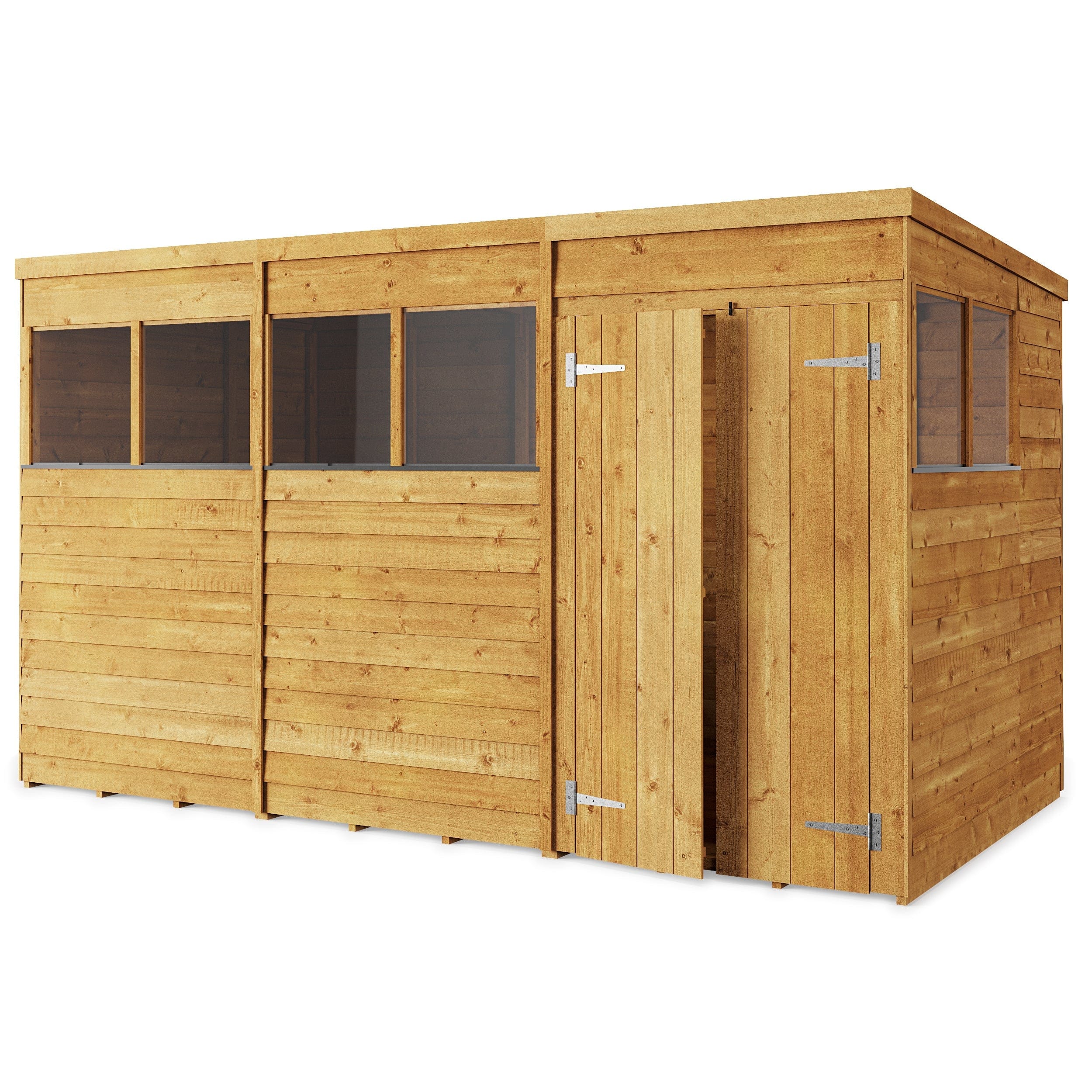 Store More 12 x 6 Pressure Treated Overlap Pent Shed