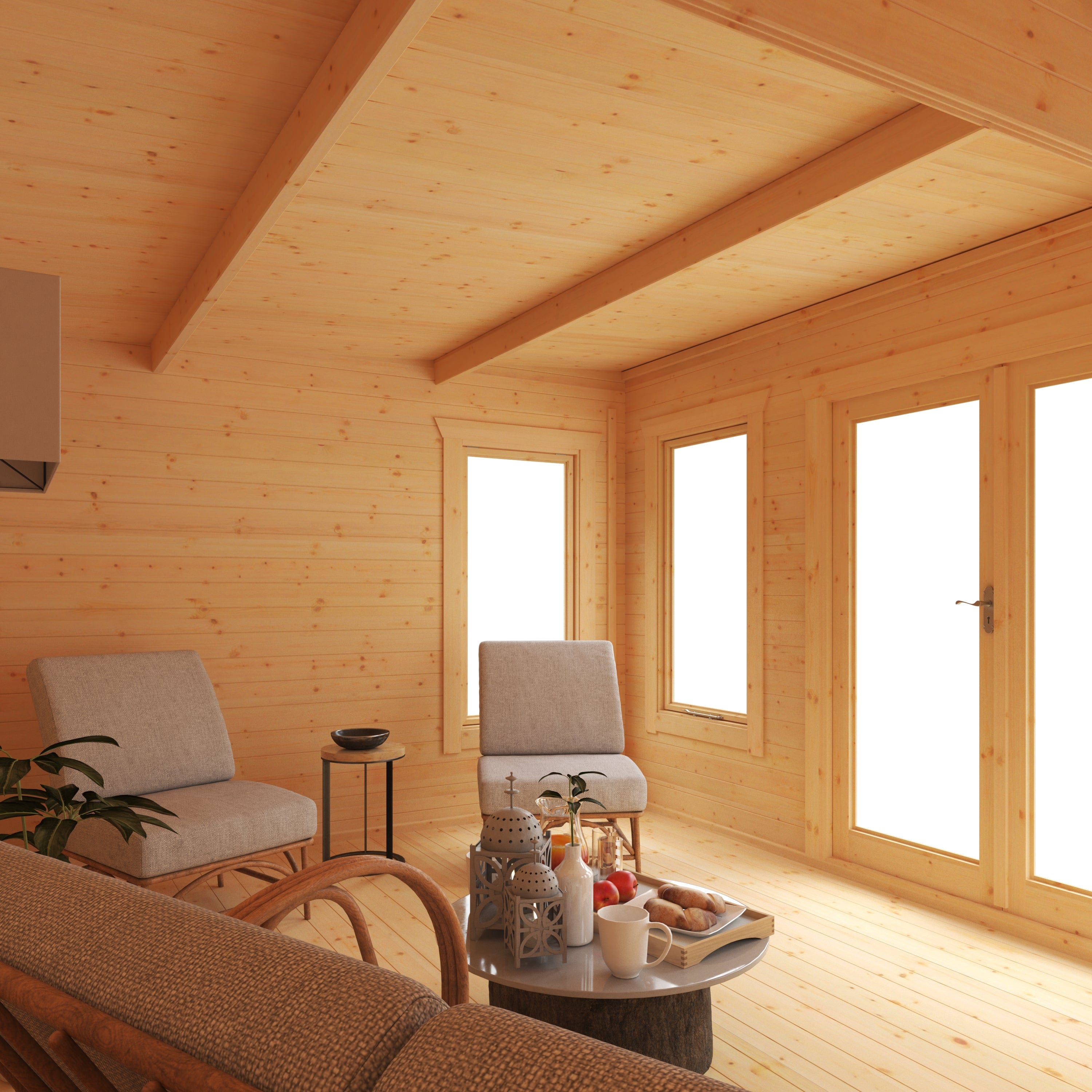 Wildlands 16 x 12 The Beausale 44mm Log Cabin