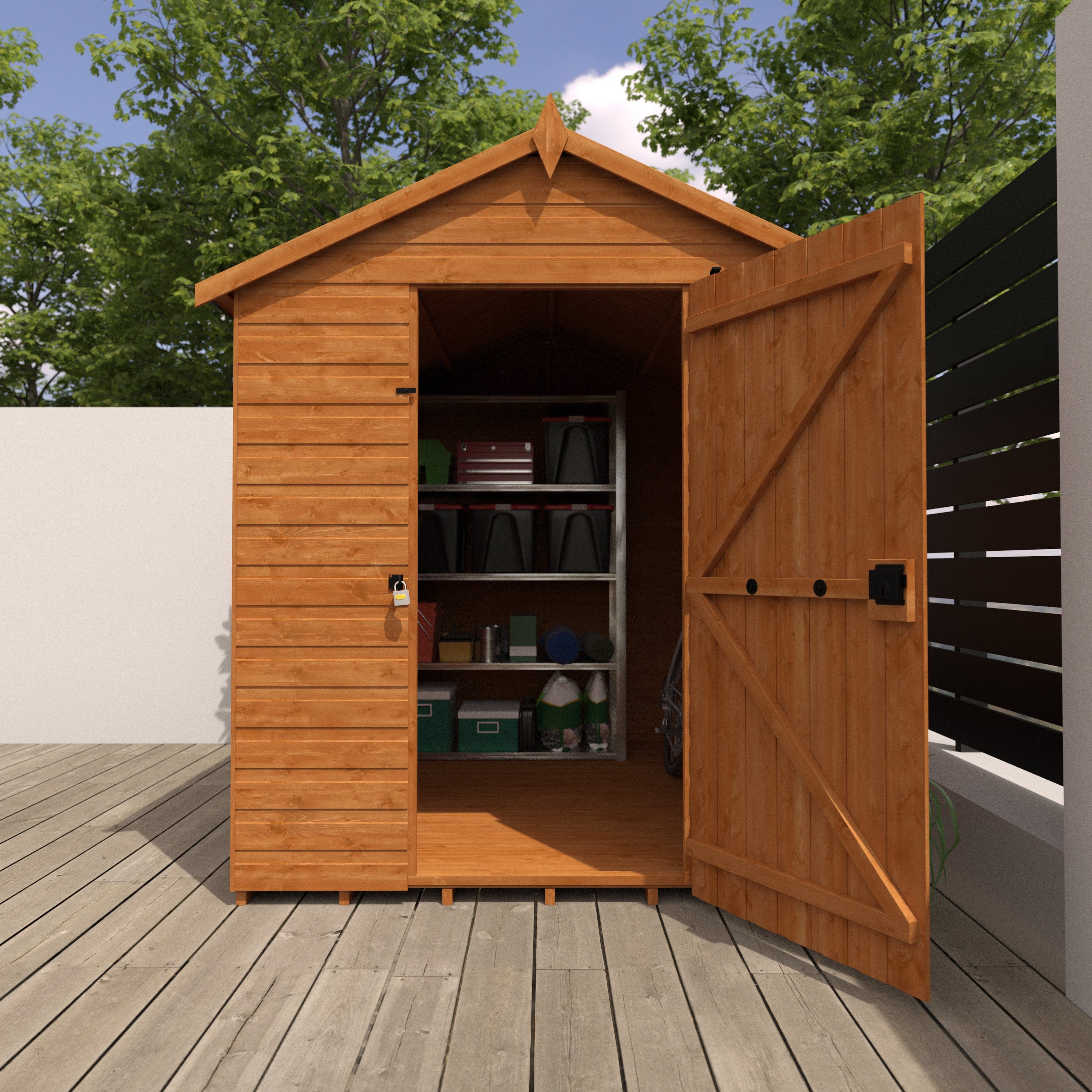 Wildlands 8x6 Security Apex Garden Shed
