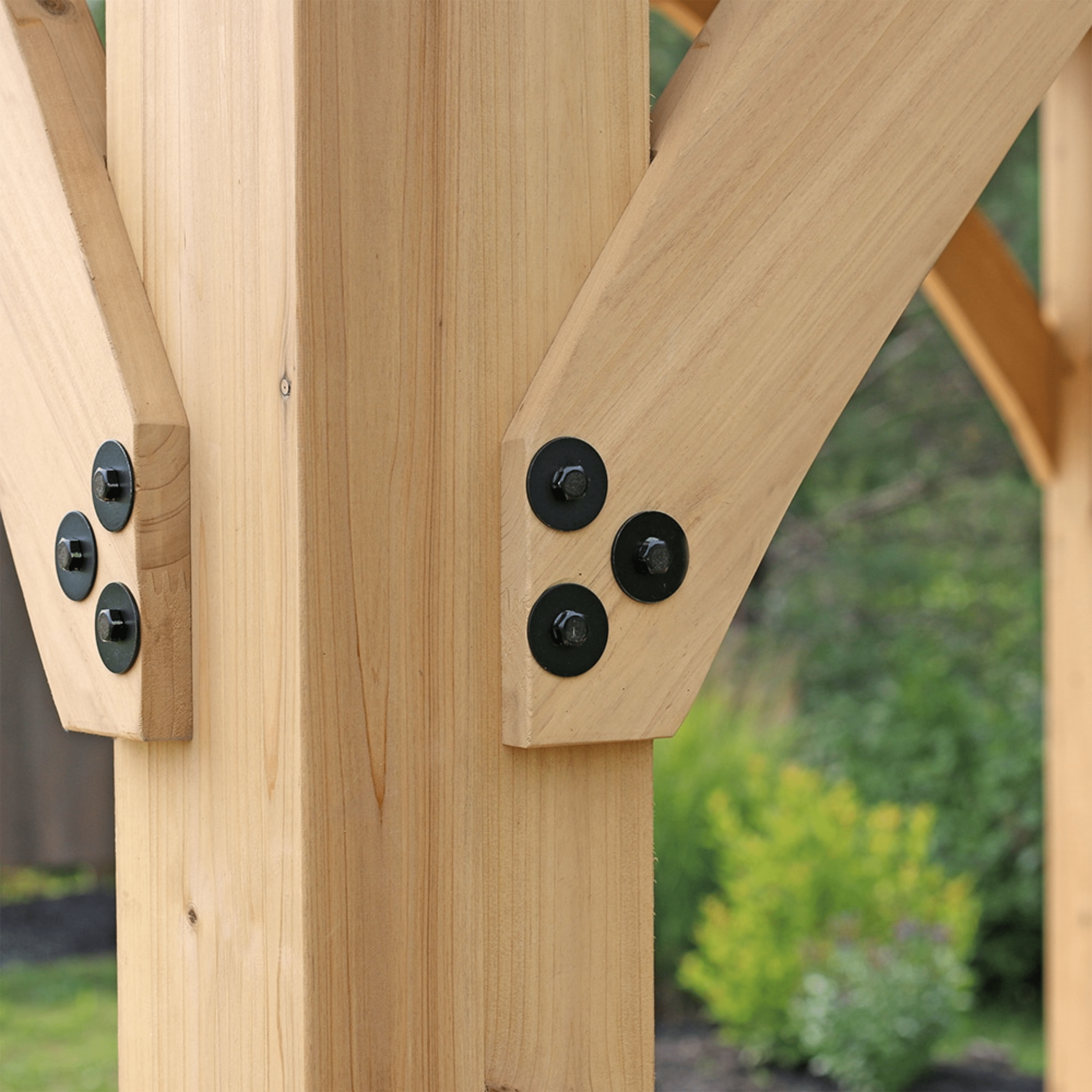 Yardistry Wooden Gazebo 12ft x 12ft (3.7m x 3.7m), Meridian Series