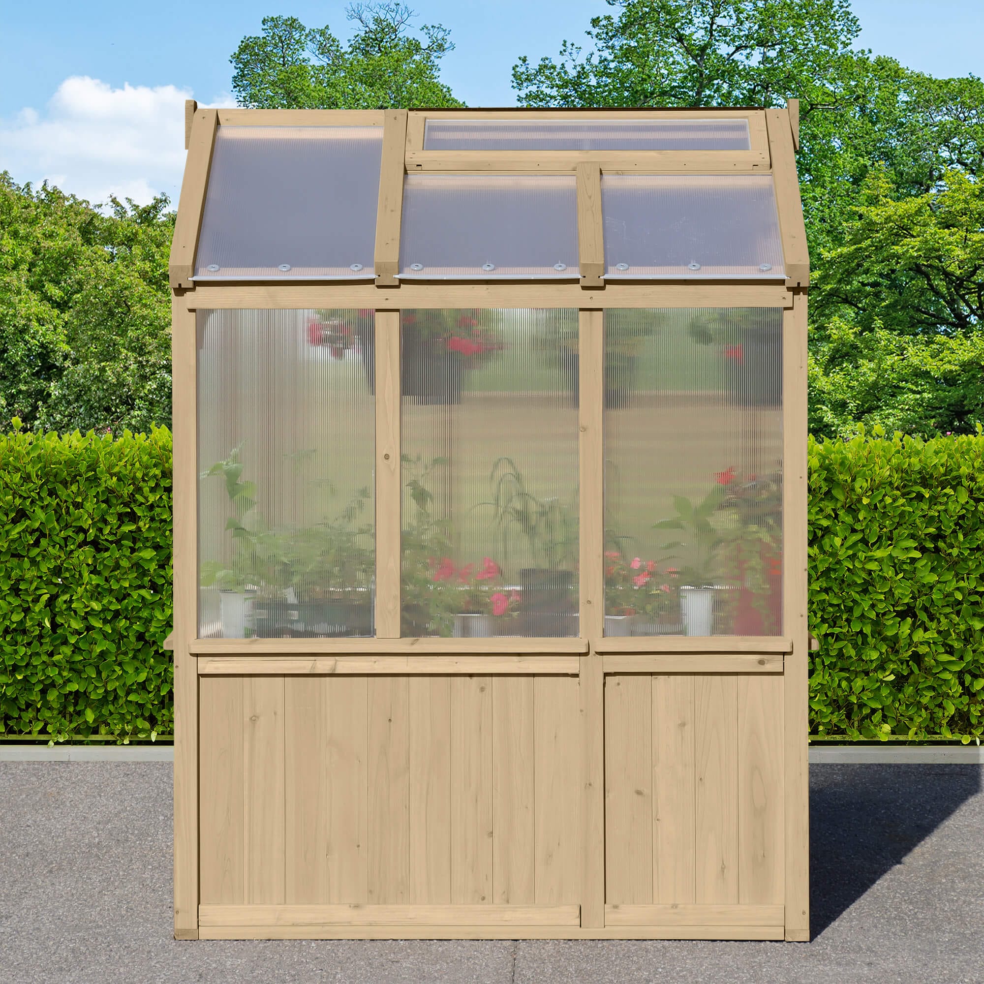 Yardistry 6.7ft x 6ft (2.3m x 2m) Meridian Greenhouse