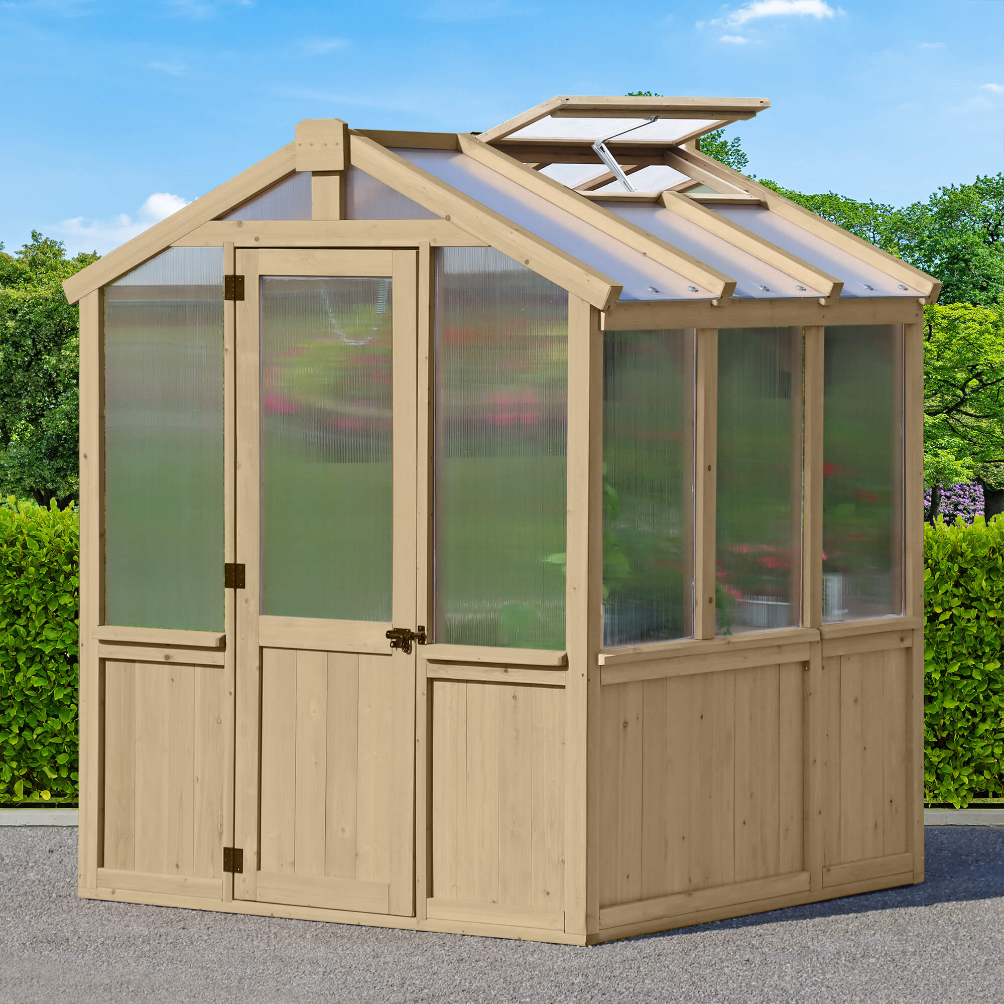 Yardistry 6.7ft x 6ft (2.3m x 2m) Meridian Greenhouse