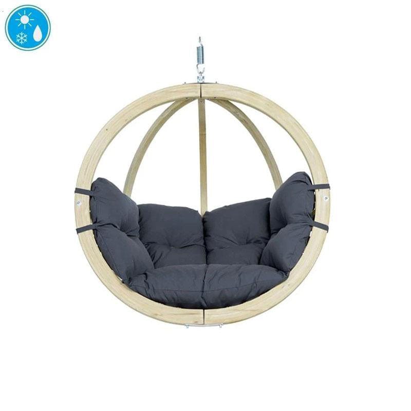 Amazonas Globo Single Anthracite Hanging Chair - (Weatherproof)