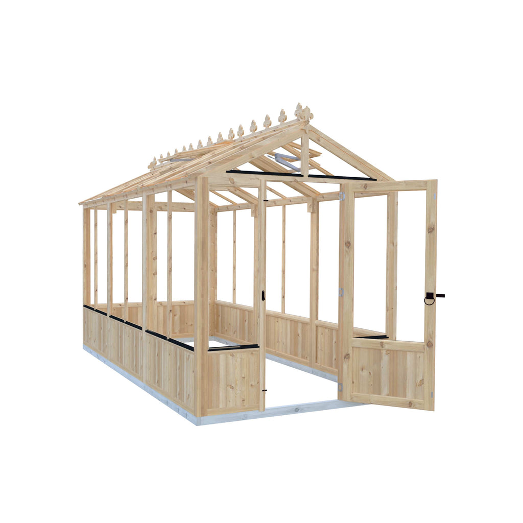 Shire Holkham 6 x 12 Wooden Greenhouse