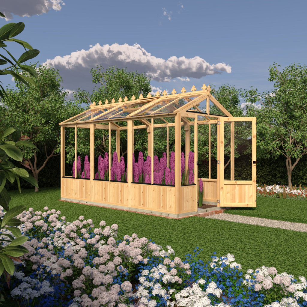 Shire Holkham 6 x 12 Wooden Greenhouse