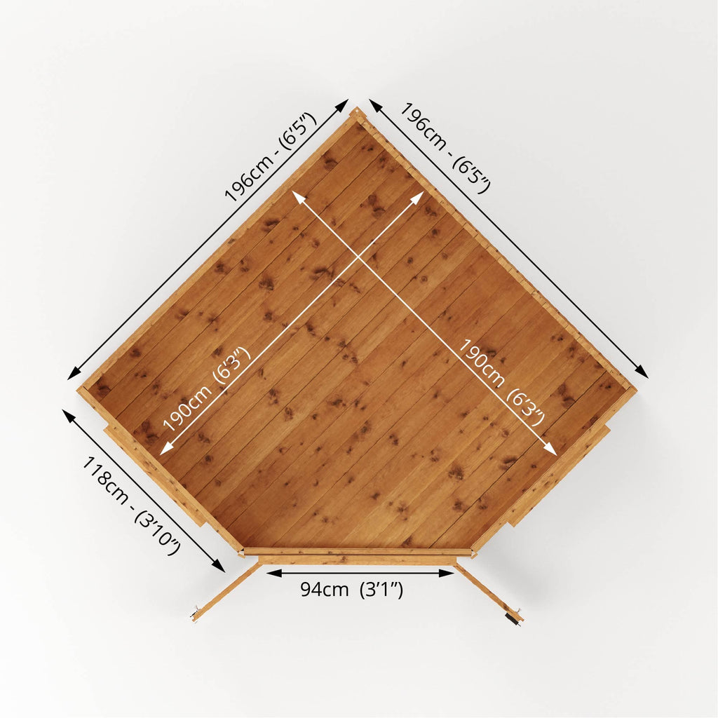 Mercia 7x7 Premium Corner Summerhouse