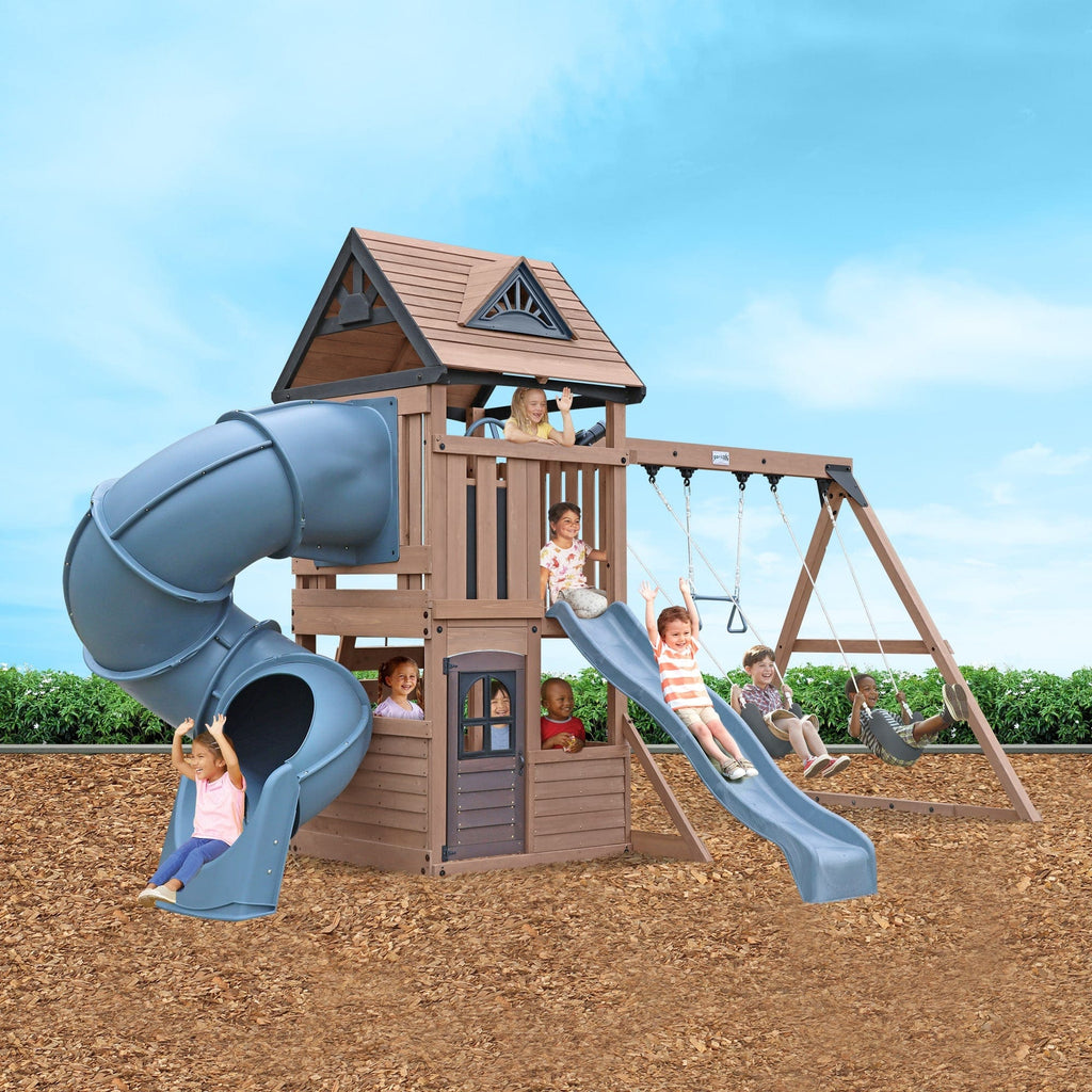 Mountain Peak Wooden Climbing Frame