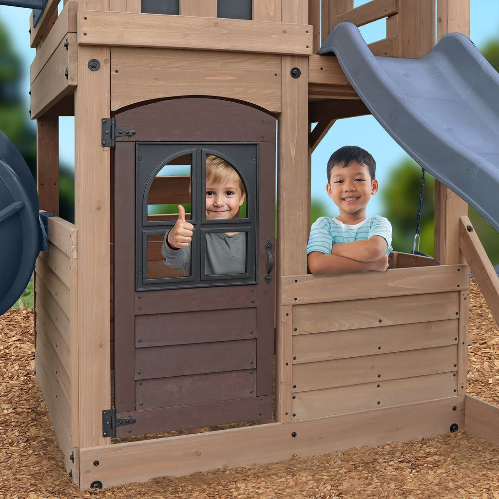 Mountain Peak Wooden Climbing Frame