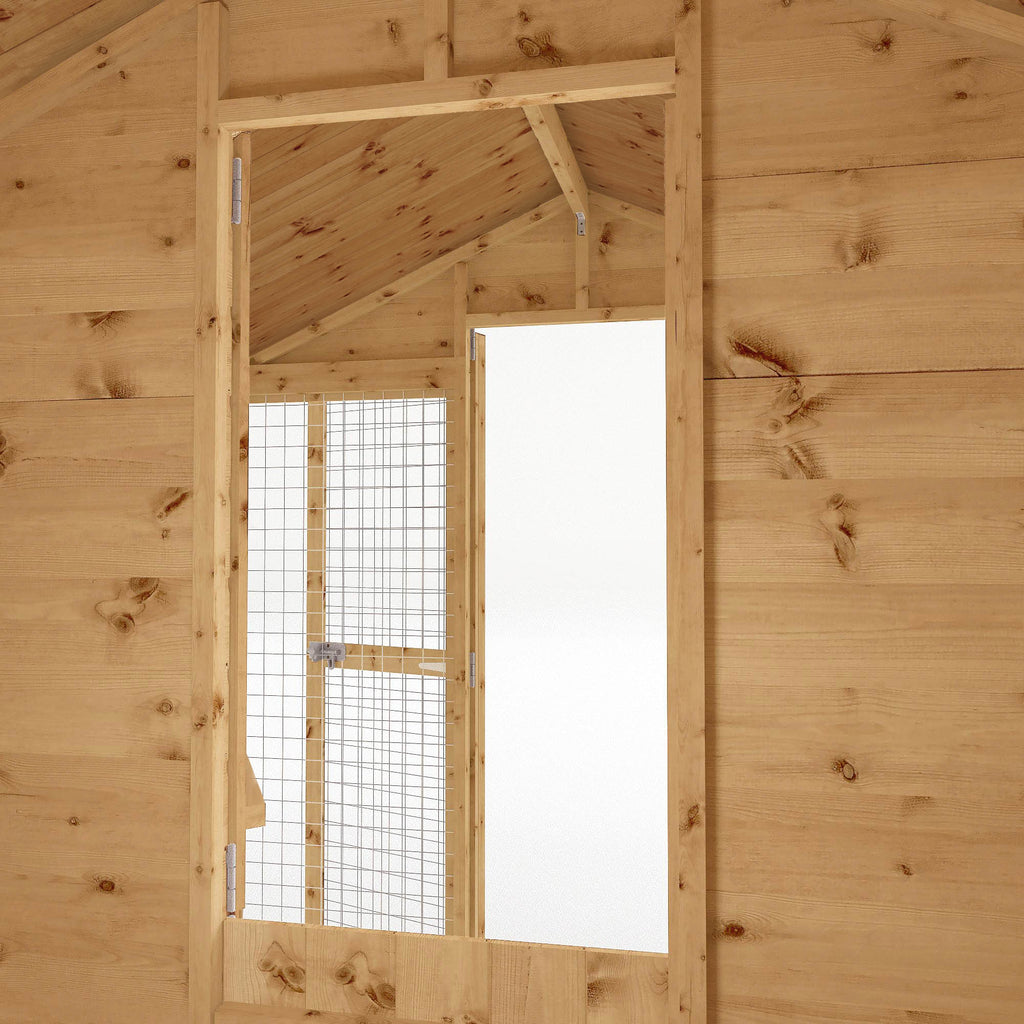 Mercia 8 x 6 Staffordshire Apex Dog Kennel & Run