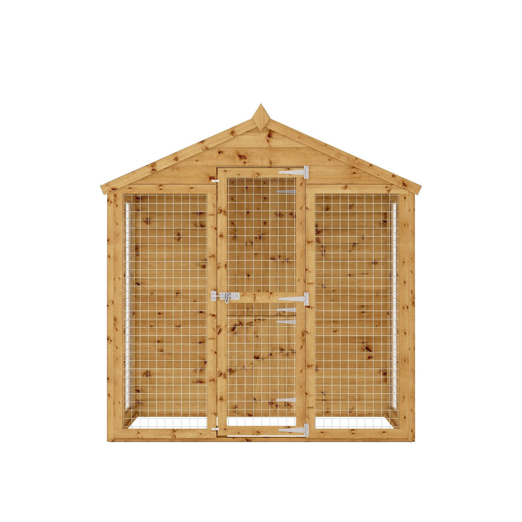 Mercia 8 x 6 Staffordshire Apex Dog Kennel & Run