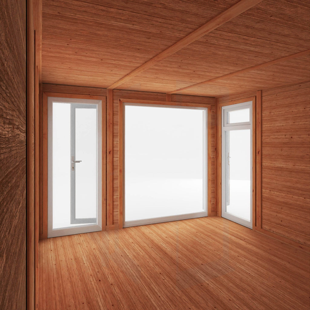 Mercia 3m x 4m The Edwinstowe Insulated Garden Room with White UPVC