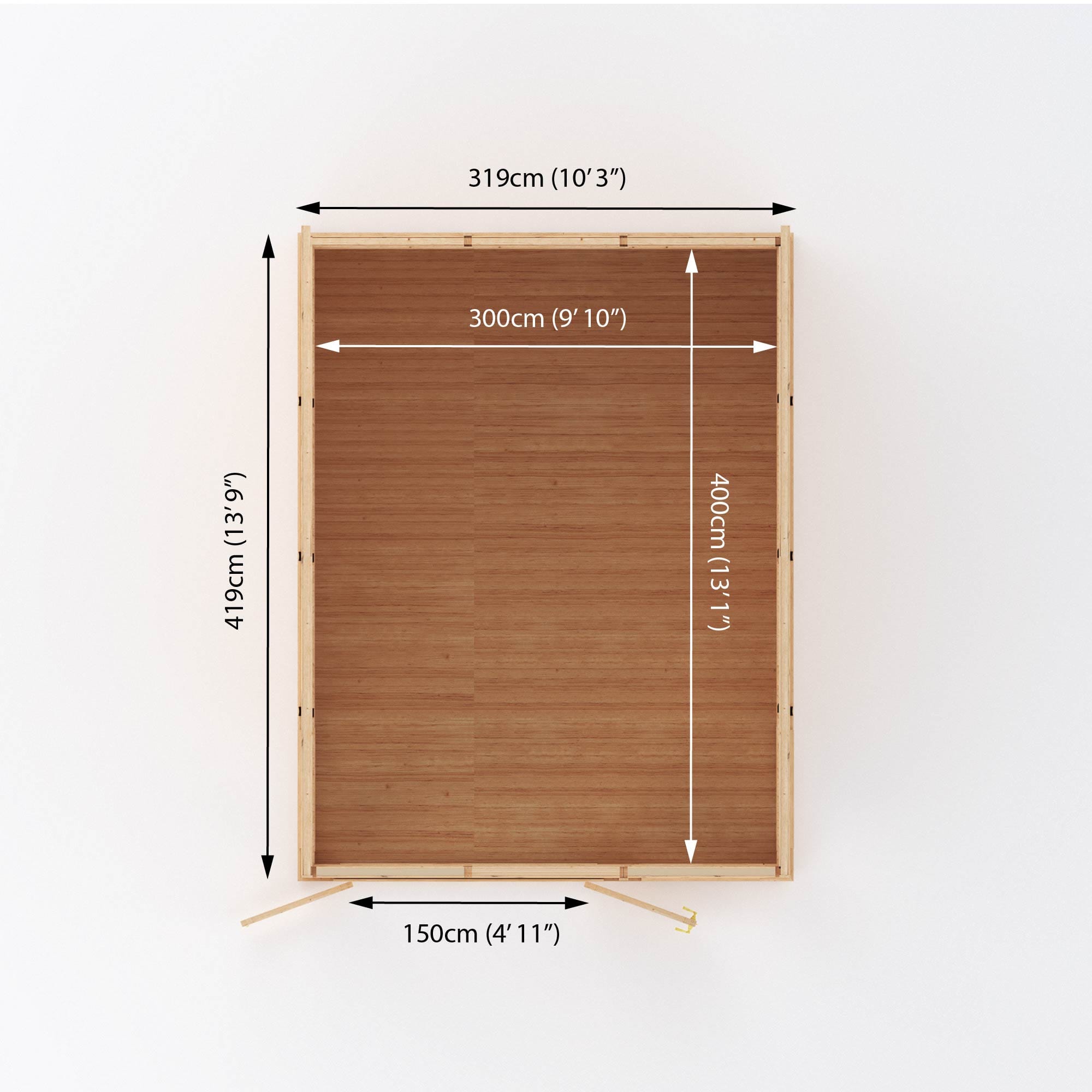 Mercia Sherwood Edwinstowe 3m x 4m Insulated Garden Room