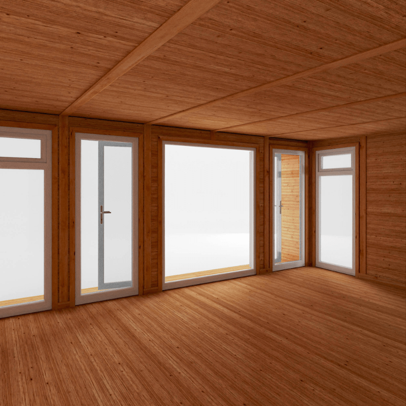 Mercia The Creswell 5m x 4m Insulated Garden Room with White UPVC