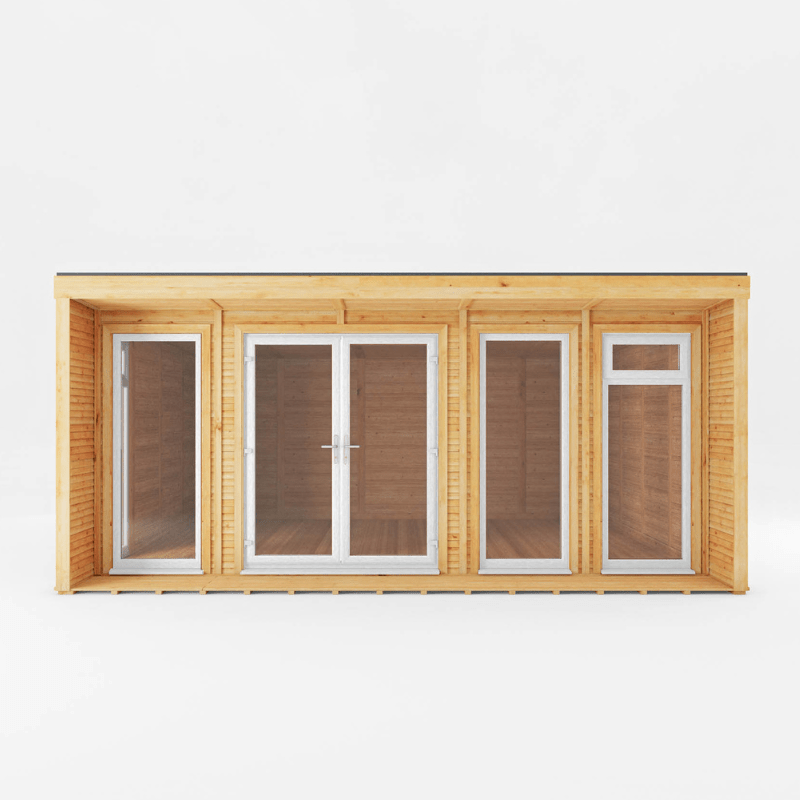 Mercia The Creswell 5m x 4m Insulated Garden Room with White UPVC