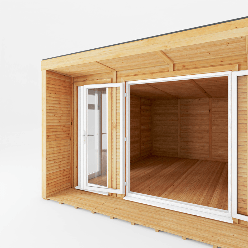 Mercia The Creswell 5m x 4m Insulated Garden Room with White UPVC