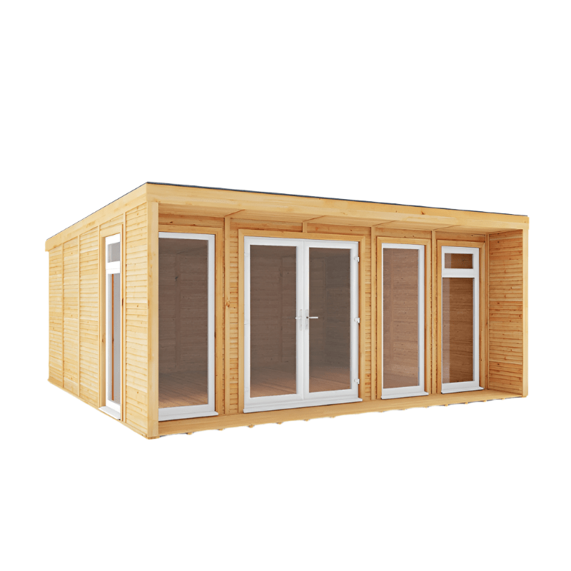 Mercia The Creswell 5m x 4m Insulated Garden Room with White UPVC
