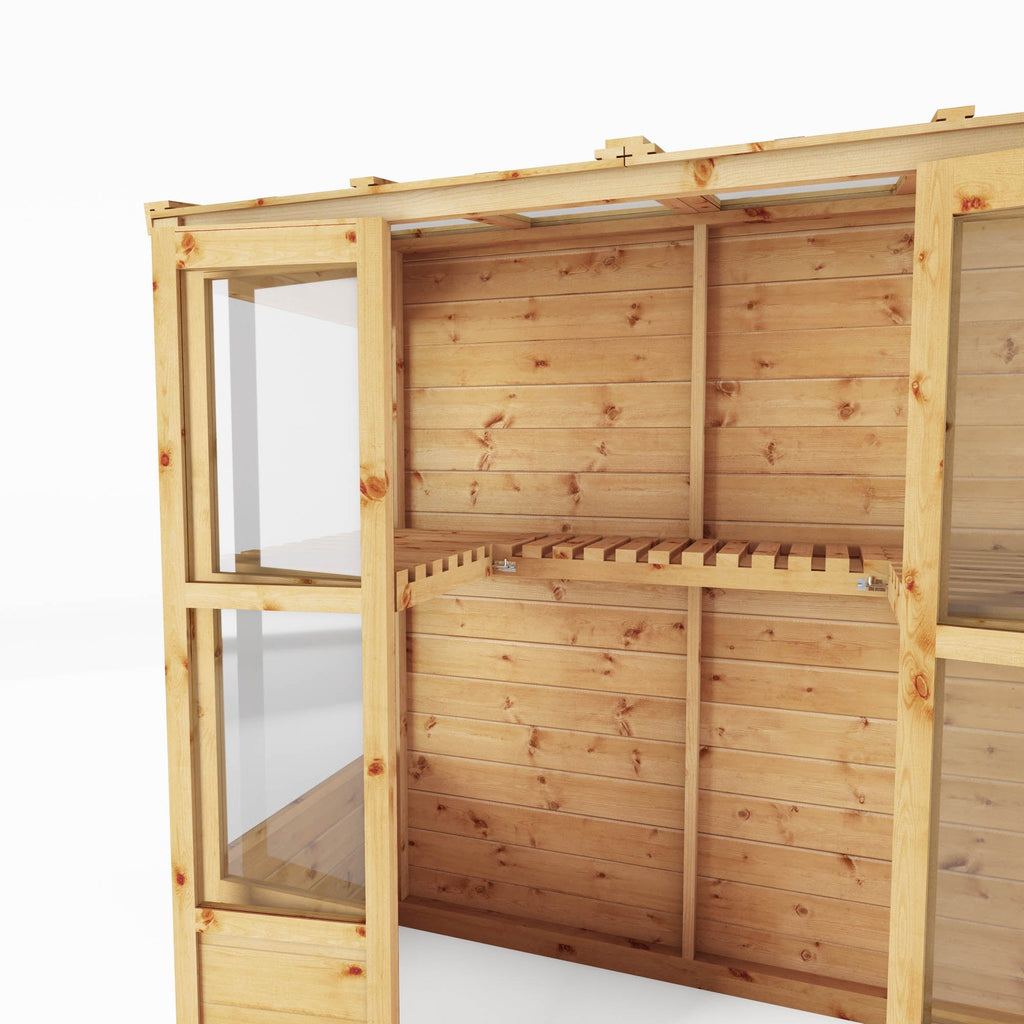 Mercia 6 x 3 Wooden Victorian Greenhouse