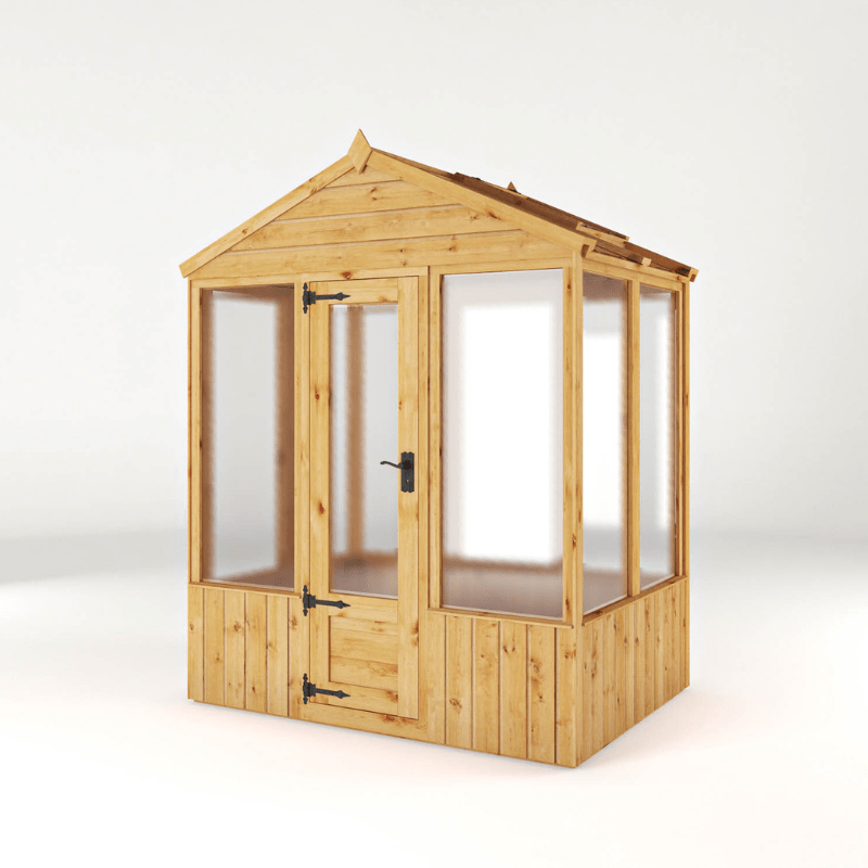 Mercia 6 x 4 Premium Woodsman Apex Polycarbonate Greenhouse