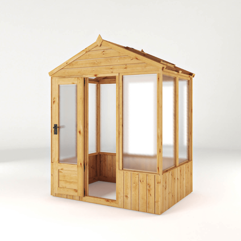 Mercia 6 x 4 Premium Woodsman Apex Polycarbonate Greenhouse