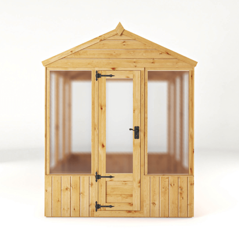 Mercia 6 x 6 Premium Woodsman Apex Polycarbonate Greenhouse