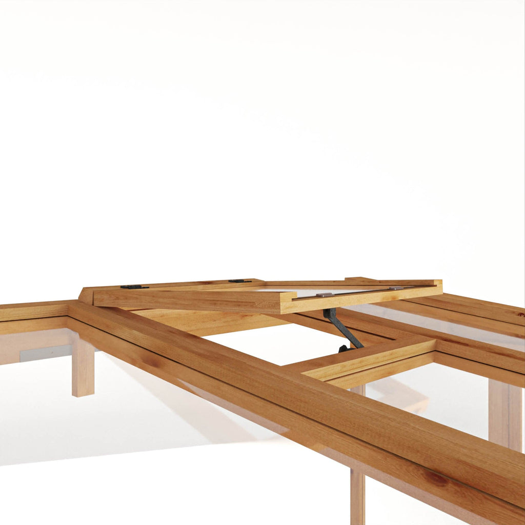 Mercia 8 x 4 Premium Woodsman Pent Glass Lean-To Greenhouse