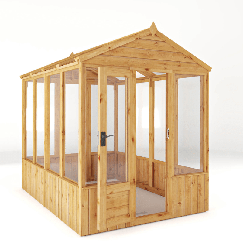 Mercia 8 x 6 Premium Woodsman Apex Styrene Greenhouse