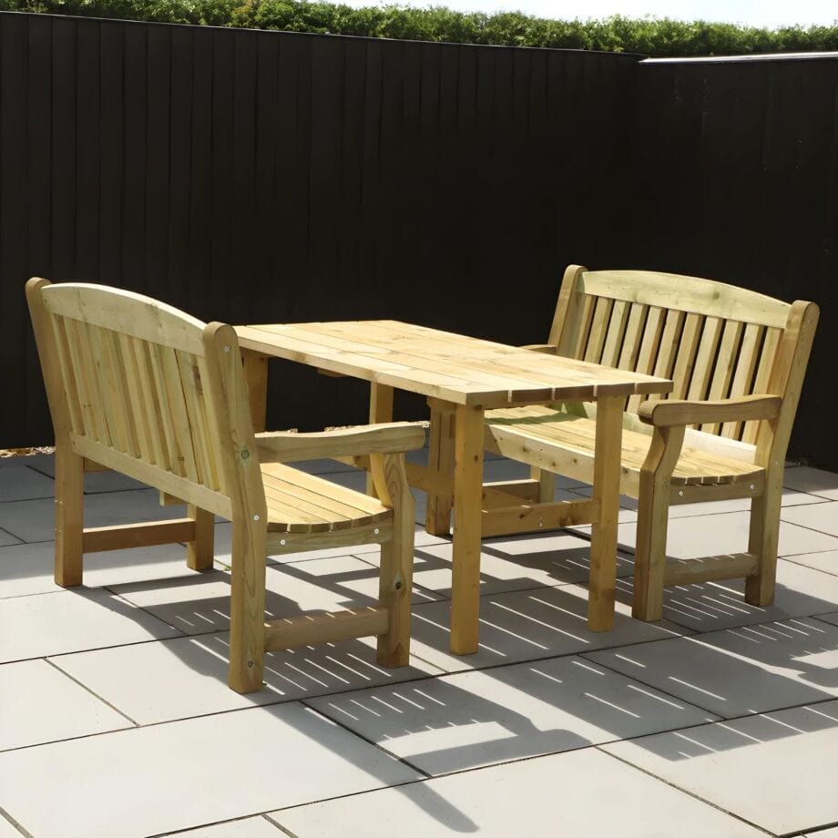 Mercia Carlton Premium Bench and Table Set
