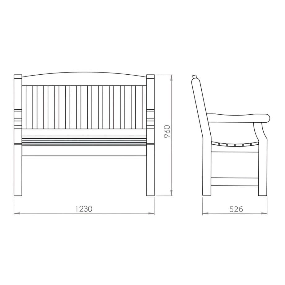 Mercia Carlton Premium Bench and Table Set