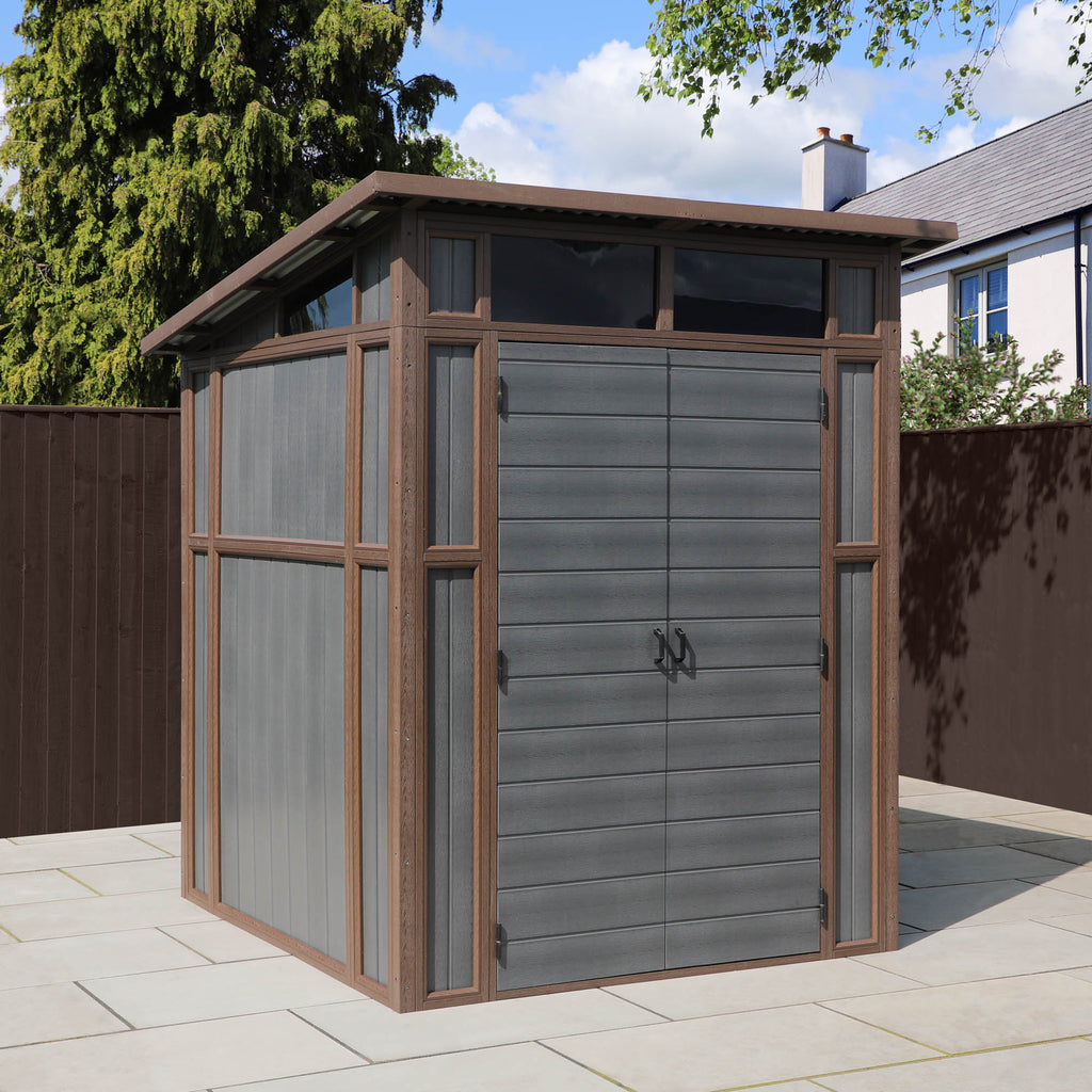 Mercia 7x7 Premium Composite Plastic Pent Shed