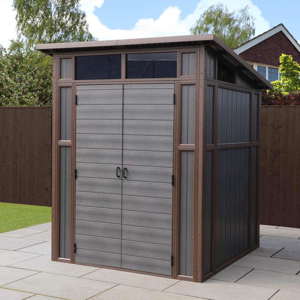 Mercia 7x7 Premium Composite Plastic Pent Shed