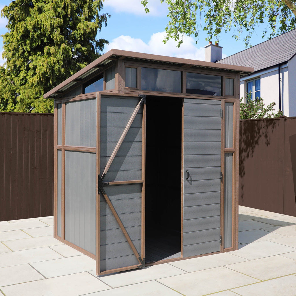 Mercia 7x7 Premium Composite Plastic Pent Shed