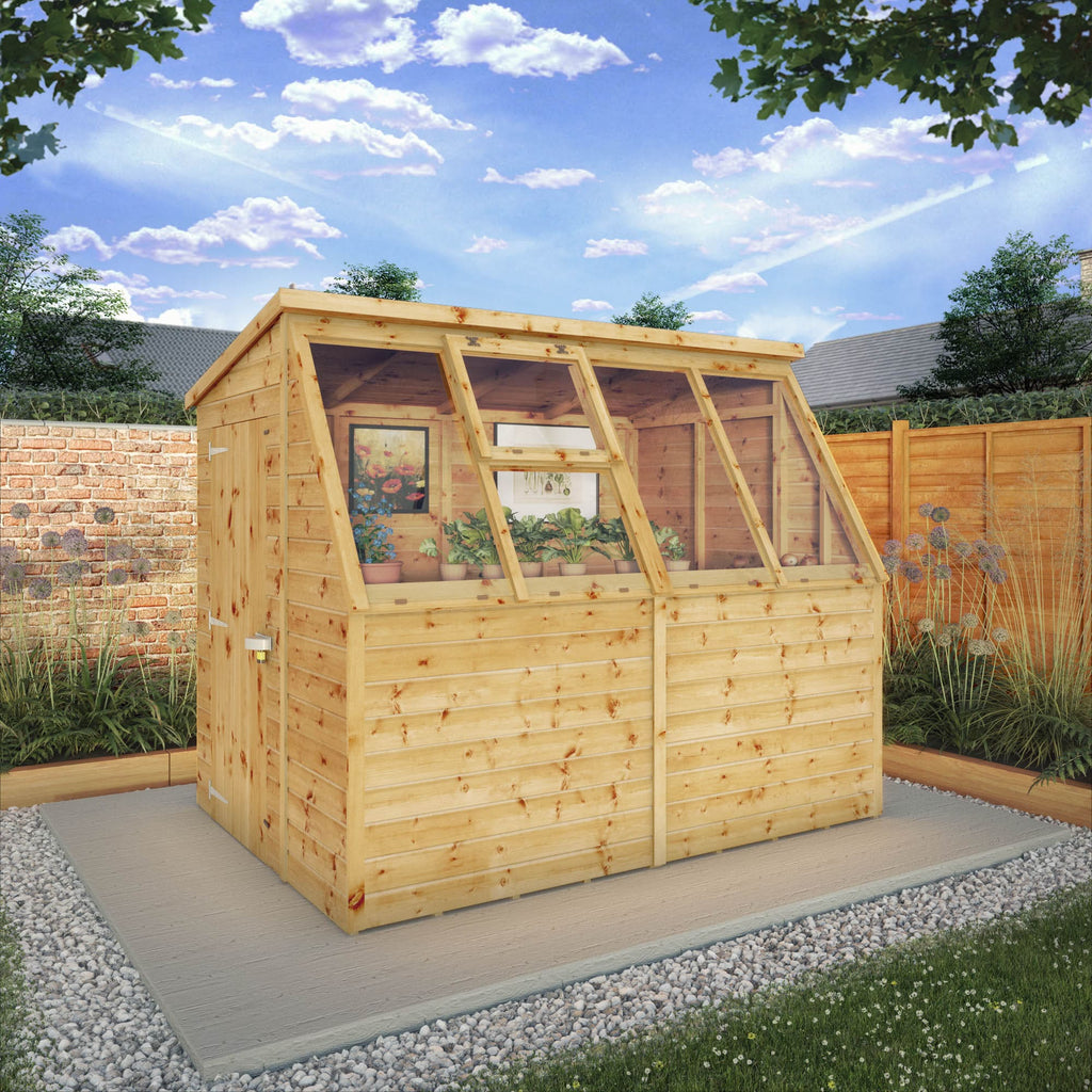 Mercia 8 x 6 Premium Potting Shed Greenhouse