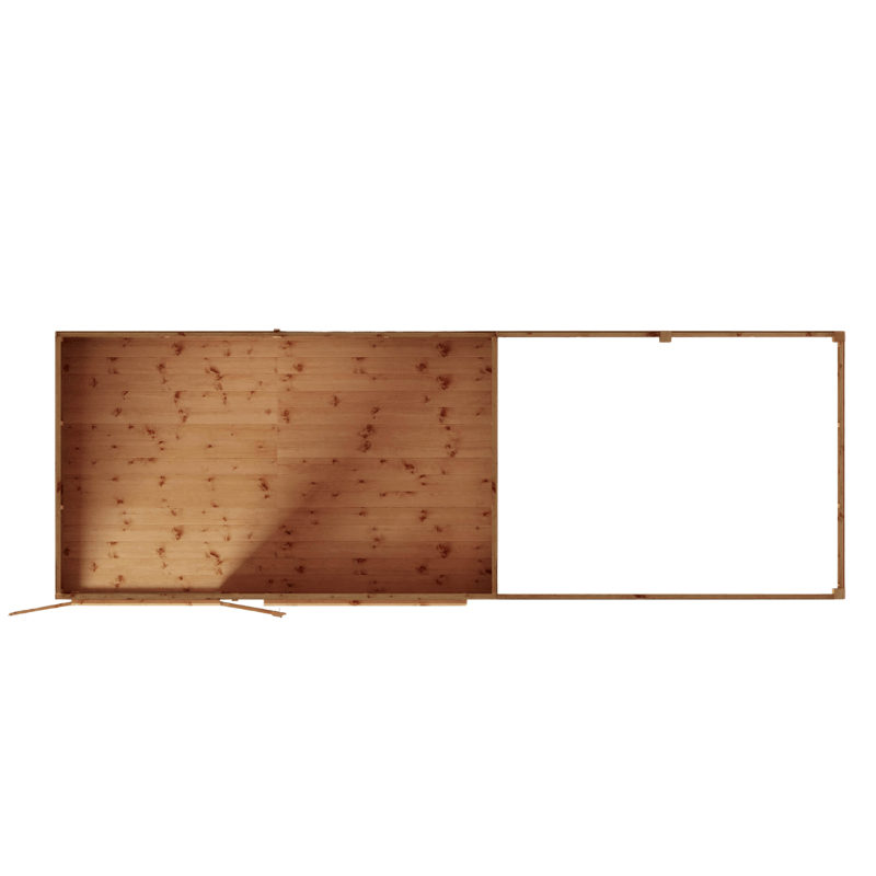 Mercia 18 x 6 Maine Pent Summerhouse with Patio Area