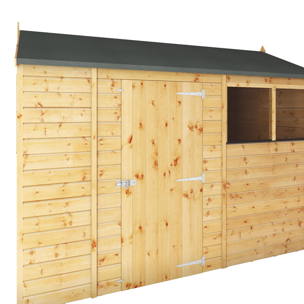 Mercia 10x6 Modular Shiplap Apex Wooden Shed