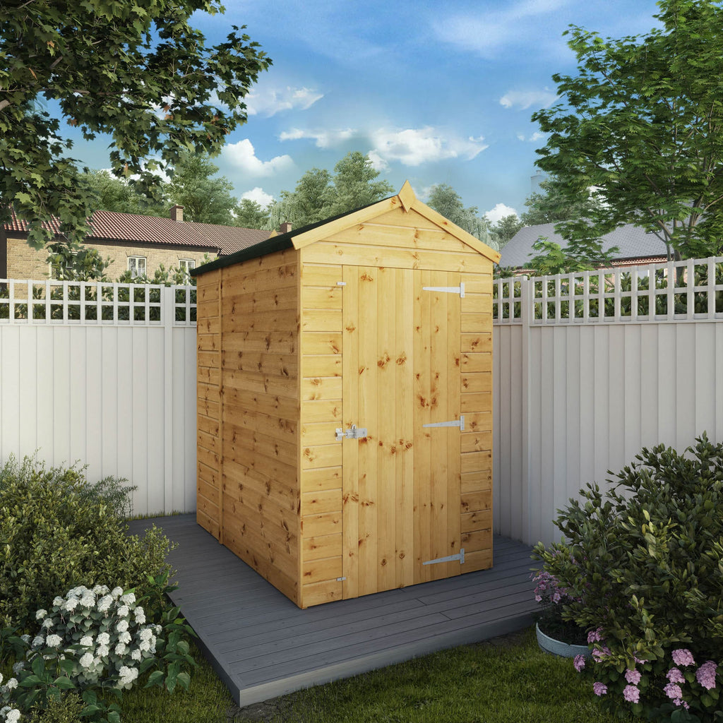 Mercia 6x4 Modular Shiplap Apex Windowless Wooden Shed