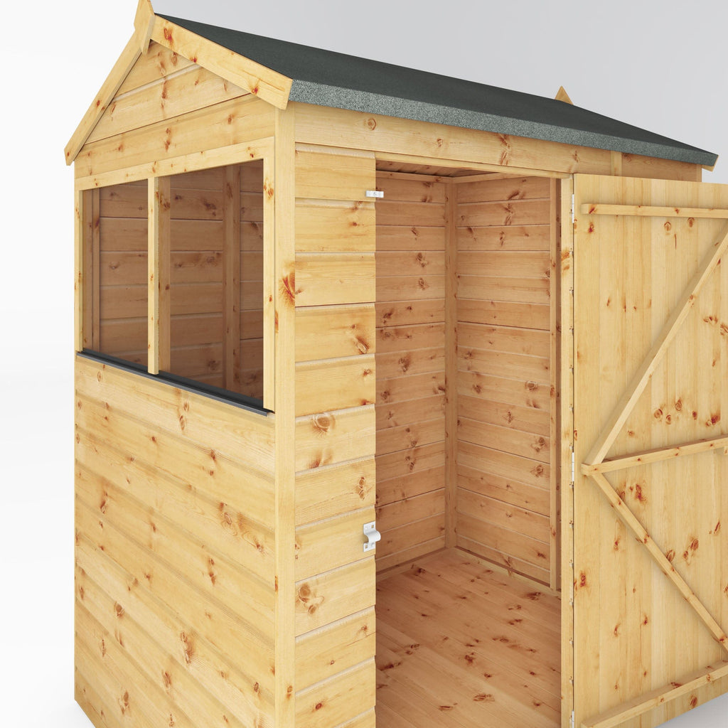 Mercia 6x4 Modular Shiplap Apex Wooden Shed