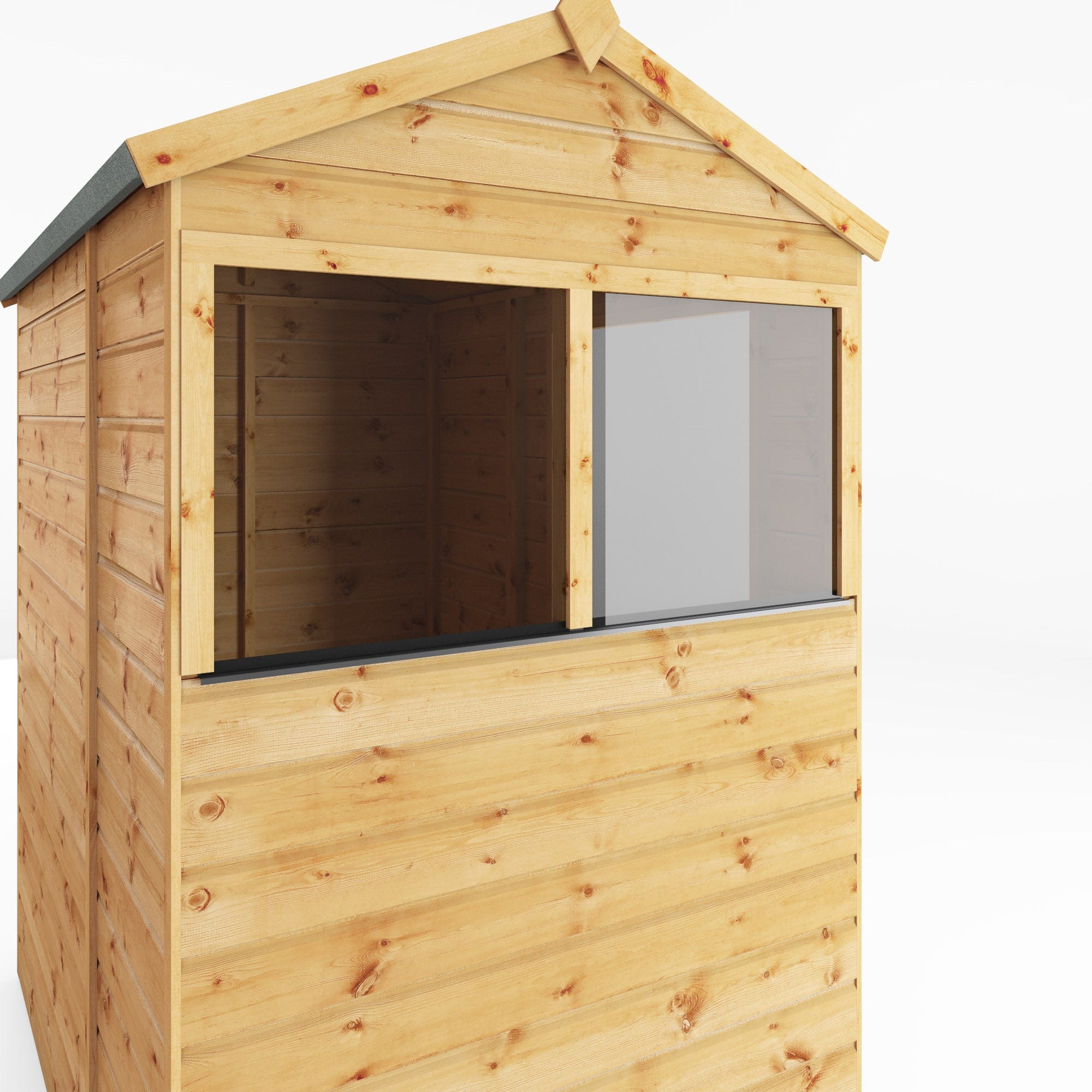 Mercia 6x4 Modular Shiplap Apex Wooden Shed