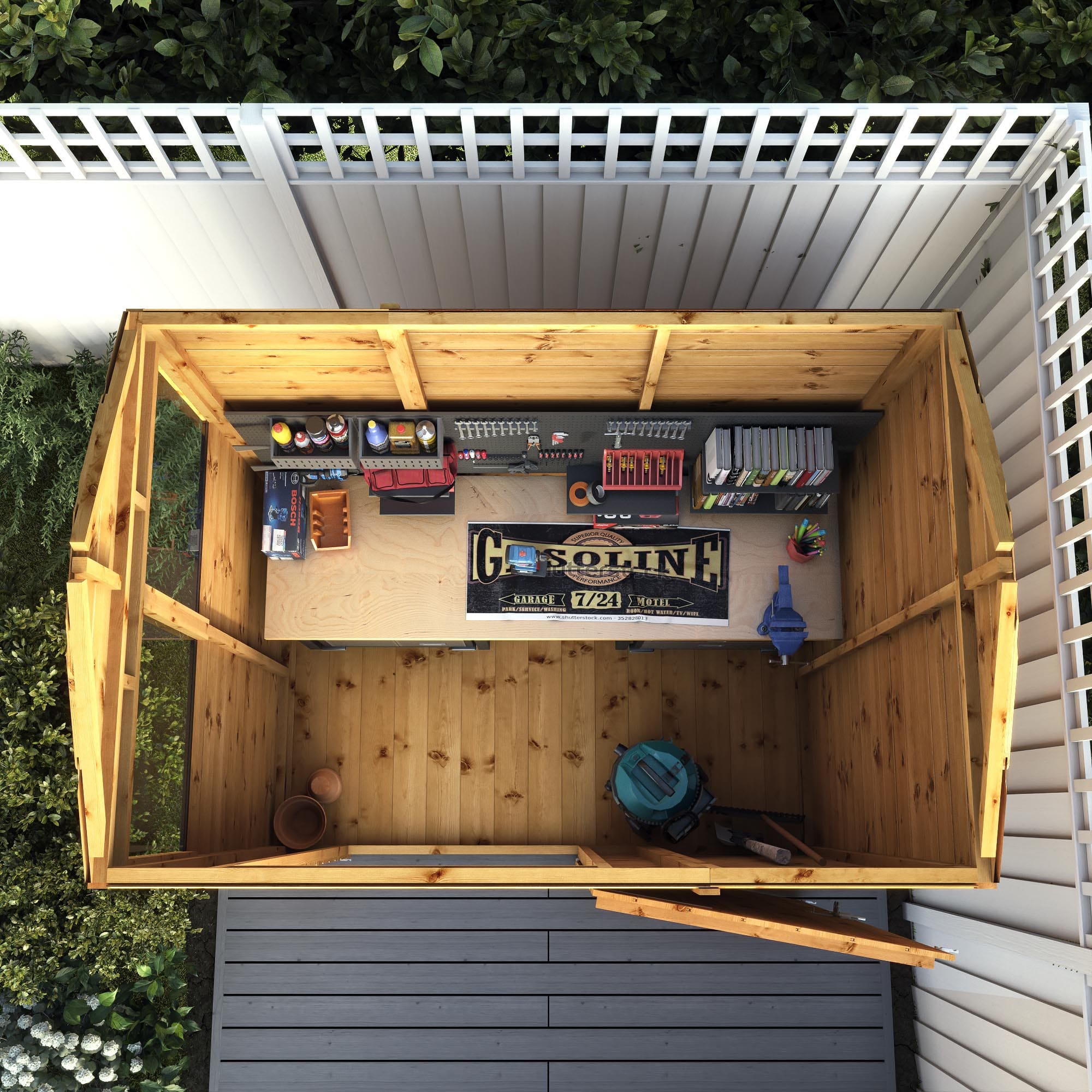 Mercia 6x4 Modular Shiplap Apex Wooden Shed