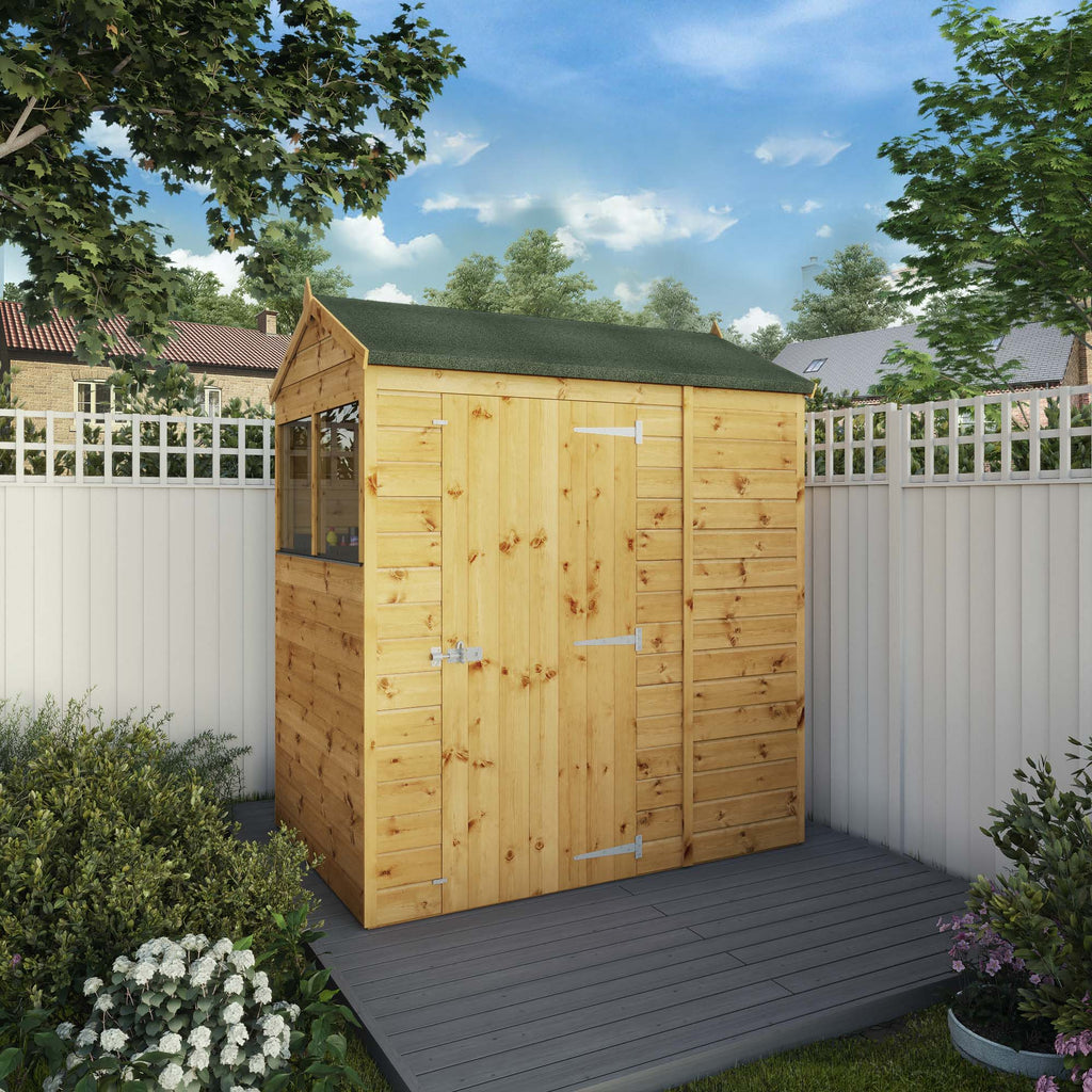 Mercia 6x4 Modular Shiplap Apex Wooden Shed