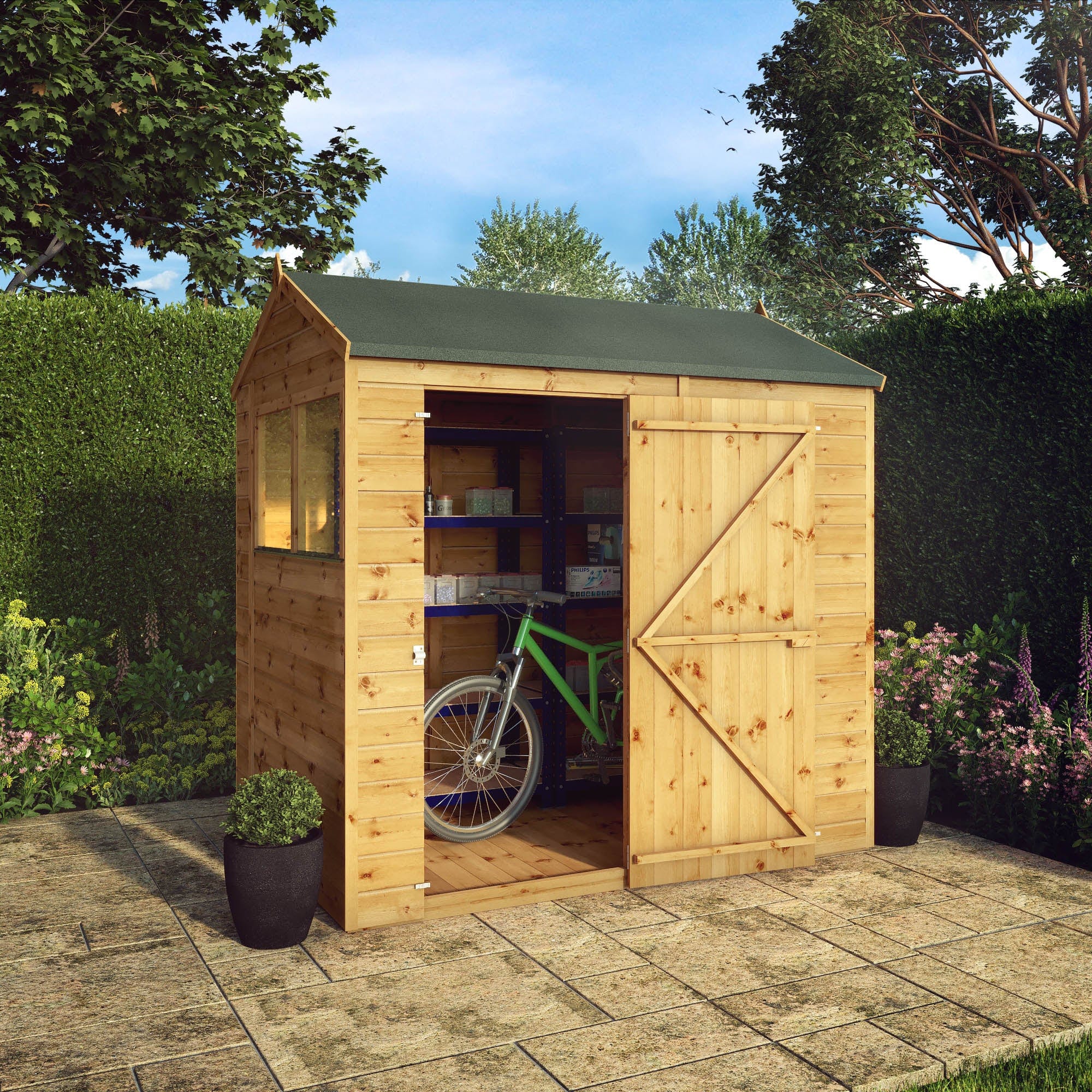 Mercia 7x5 Modular Shiplap Apex Shed