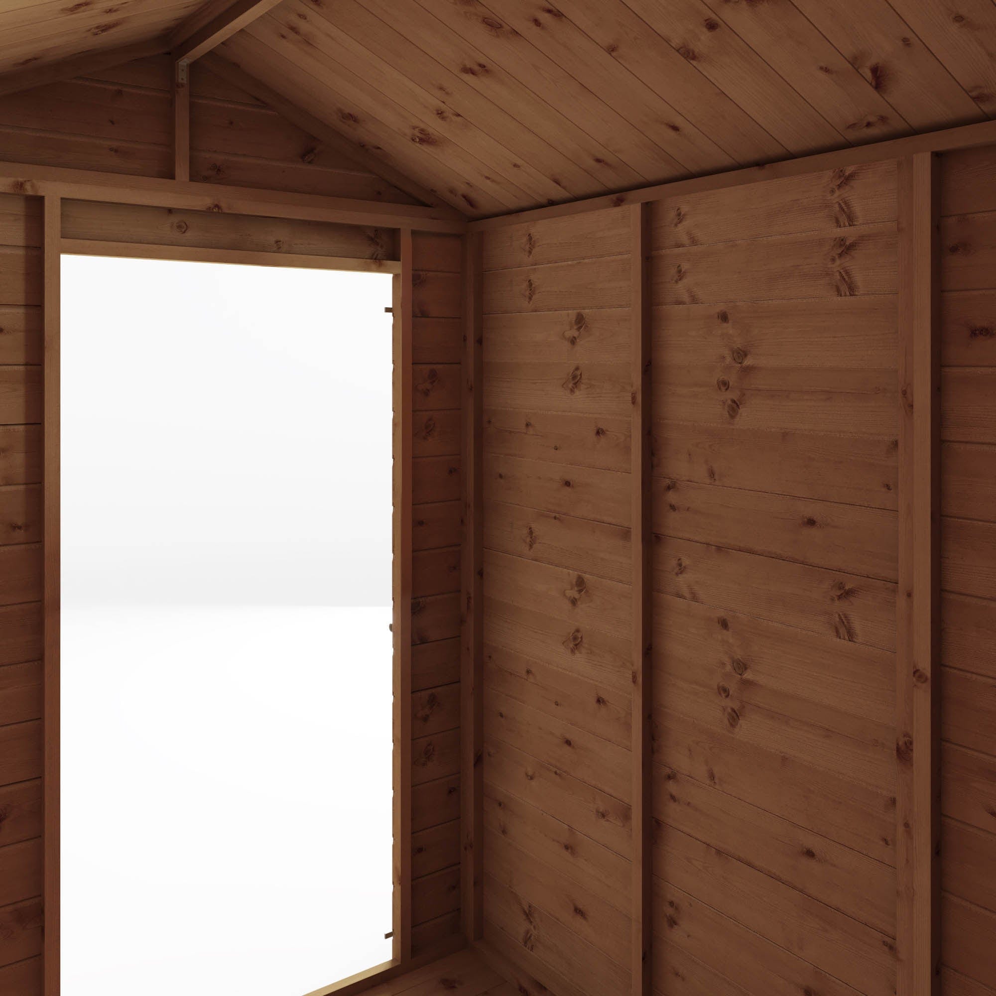 Mercia 7x5 Modular Shiplap Apex Windowless Shed