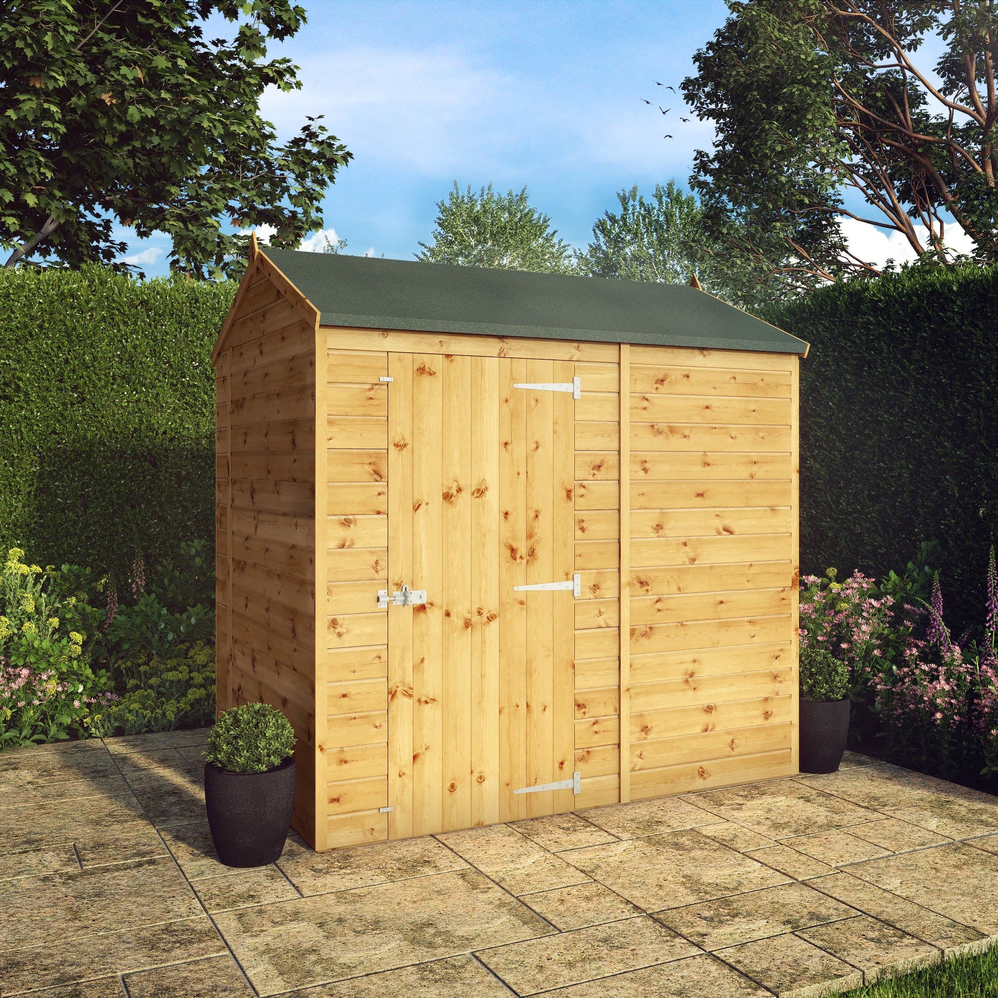 Mercia 7x5 Modular Shiplap Apex Windowless Shed