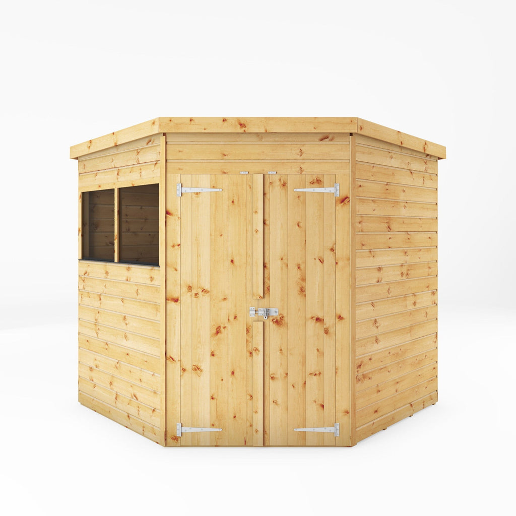 Mercia 7x7 Shiplap Corner Wooden Shed